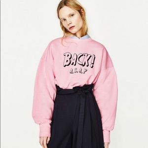 ZARA Back! ASAP Crop Sweater